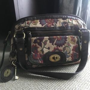 Floral Fossil Purse